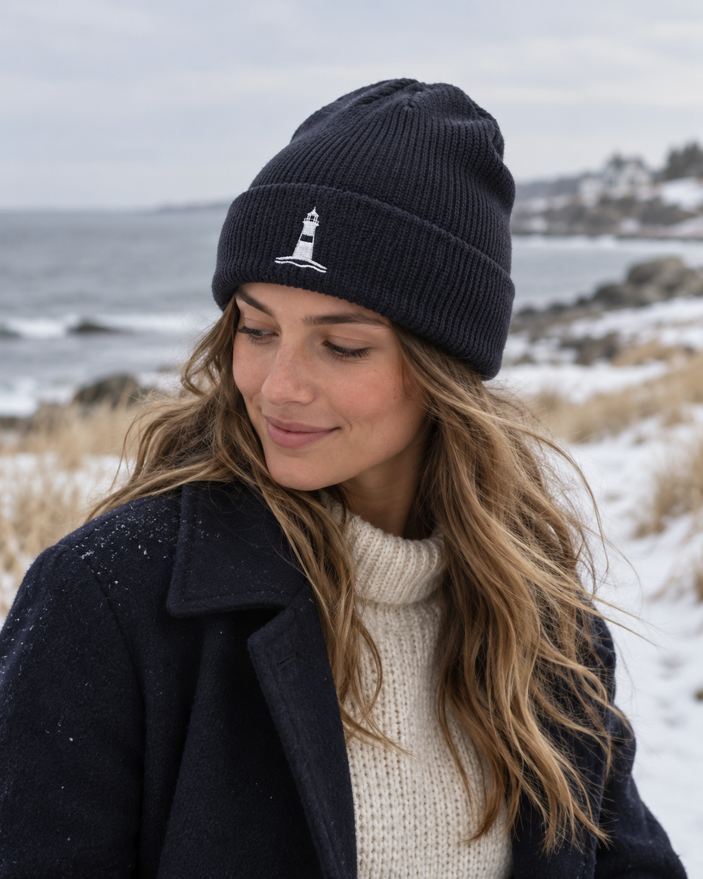 Embroidered Cuff Beanie