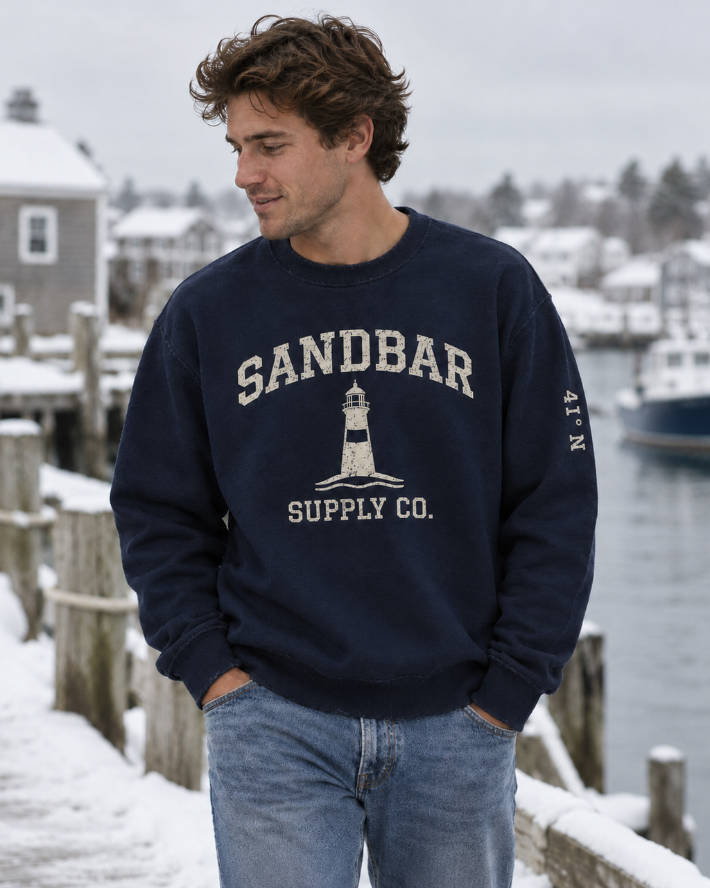 41ºN Varsity Crewneck